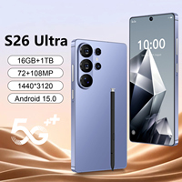 Nuevo Teléfono Celular S26 Ultra 2026, Doble SIM, Desbloqueado, Pantalla de 7.3 Pulgadas, Cámara de 108MP, Procesador Deca Core, 1TB de Almacenamiento, Smartphone 5G para Uso Diario