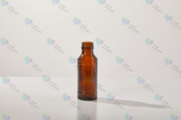 Flacon de bouteille en verre de liquide oral pharmaceutique ambré 100ml 120ml personnalisé