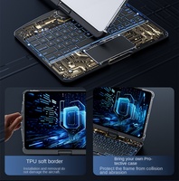 Étui Clavier Magique IFacemall pour iPad 10e Génération 10,9 pouces, Rotation à 360°, Sans Fil, Léger, Fin et Tendance, Housses de Tablette