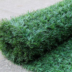 EM3426 Clôture de haute qualité Décoration de cour Clôture artificielle <span class=keywords><strong>Mur</strong></span> de clôture en faux pin vert avec aiguilles - Product Image 1