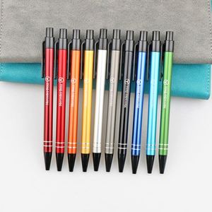 Luxury Customizable 1.0mm Metal Ballpoint Pen Custom Logo Sublimation <b>Printing</b> Novelty Design-Black/Red/Blue/Multi-Colored Ink - Product Image 1