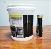 Film d'impression par transfert thermique vinyle imprimable pour seaux de peinture en plastique