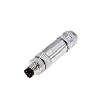 Connecteur circulaire étanche M8, 3 ou 4 broches, mâle/femelle, pour câble de capteur, IP67, connecteur industriel personnalisable