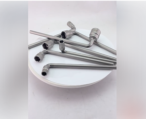 Clé à douille en forme de L en acier inoxydable 304 |   Douille de tuyauterie de type 7 |   Outil de réparation automobile anti-magnétique à douille hexagonale - Product Image 2