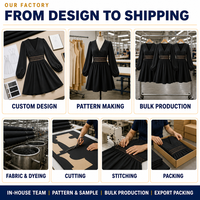 Robe mini sur mesure pour femme avec dentelle, couleur et dentelle personnalisables, taille et emballage sur mesure, OEM ODM, marque privée