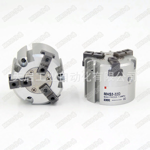 Cilindro Neumático de Tres Mordazas Tipo SMC, MHS3-16D a MHS3-80D, Nuevo, Actuador Industrial para Maquinaria - Product Image 1