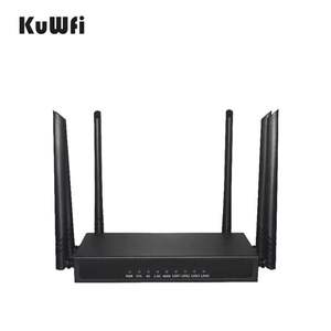 KuWFi-Routeur industriel double bande à coque métallique 1200Mbps, 4G, double modem avec double <span class=keywords><strong>carte</strong></span> <span class=keywords><strong>SIM</strong></span> <span class=keywords><strong>multi</strong></span>-<span class=keywords><strong>SIM</strong></span>, prise en charge de la fonction sans fil 5G - Product Image 1