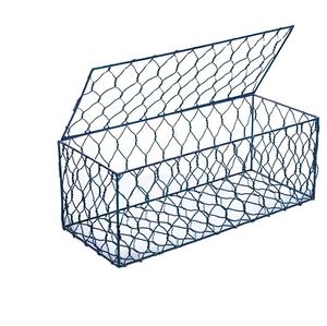 ガビオン補強ストーンケージメッシュボックスロードワイヤーメッシュツイストガビオンメッシュ曲げ加工サービス - Product Image 1