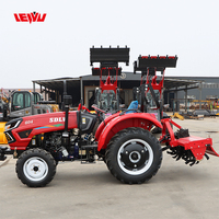 Tracteur agricole hydraulique fabriqué en Chine, le moins cher, en vente, 50 ch, 60 ch, 70 ch, 80 ch, avec chargeur excavateur