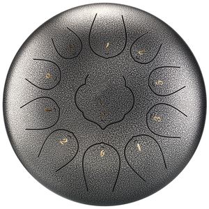 Tambor de Lengüeta de Acero Personalizado de 12 Pulgadas, 11 y 13 Orificios, Tambor de Lluvia Hecho de Hierro. Precio asequible. Patrones personalizables. - Product Image 3