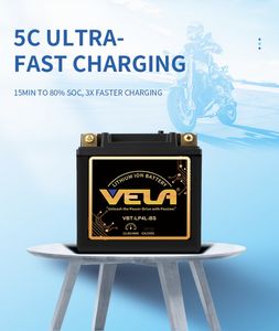 Baterai Motor Lithium-ion VELA LFP4L-BS 12.8V 4AH untuk Sepeda Listrik/Kursi Roda/Sepeda Keseimbangan - Product Image 6