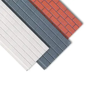 Heat Preserving Innovative eps sandwich wall panel polystyrene exterior cladding foam board sandwich for Construction