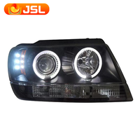 Para Jeep Grand Cherokee 1999-2004 Faro LED DRL Luz de Niebla Señal de Giro Haz Bajo Haz Alto Lente Accesorios Luces de Coche