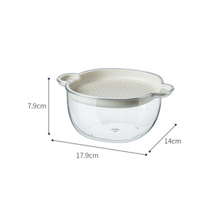 फैक्टरी Sieves और Strainers चावल धोने के लिए स्पष्ट ढक्कन के साथ कटोरा छलनी नाली टोकरी फल सब्जी - Product Image 2