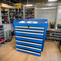 Armoire à outils en acier de chariot à roues fabriquée en usine avec logo personnalisé