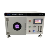 Petite machine de nettoyage au plasma sous vide de table, nettoyeur au plasma pour PDMS, PMMA