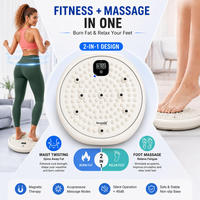 Máquina de Ejercicios para Espalda y Cintura, Equipo de Fitness para Entrenamiento Cardiovascular, Tabla Giratoria Digital Inteligente, Entrenador de Cintura Rotatorio