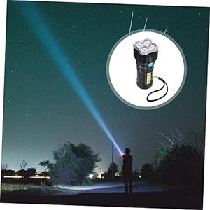 Lampe torche de plongée industrielle portable de poche mini, IP68, zoomable, en alliage d'aluminium, LED, porte-clés, AAA, 1000+ lumens - Product Image 5