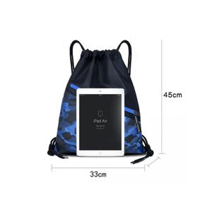 Custom Logo 210D Nylon Polyester <b>Drawstring</b> <b>Backpack</b> Promotional Sports Gym Travel Gym Bag with <b>Drawstring</b> Gift Bag for Shopping - Product Image 2