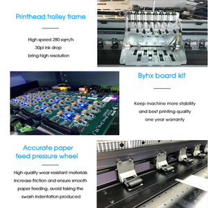 Imprimante grand format 3200 mm avec 4/8 têtes d'impression 512i, haute vitesse et précision, machine d'impression à solvant 512i - Product Image 2