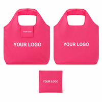 Hochwertige Faltbare Polyester-Einkaufstasche mit Individuellem Logo für Werbezwecke, Wiederverwendbare Lebensmitteltasche und Umweltfreundliche Großhandels-Tragetasche