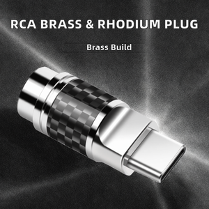 YYAUDIO Compatible avec OTG Brass <span class=keywords><strong>RCA</strong></span> Carbon Fiber 5686 ES9281 Type-C C100/ Boîtier universel YY-<span class=keywords><strong>RCA</strong></span> - Product Image 2
