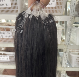 Extensiones de Cabello Natural Virgen de Calidad Profesional, Doble Trama, Color Natural, Liso, 6D H6, Extensiones de Cabello de Pluma, 100% Cabello Humano Real - Product Image 5