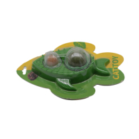 Nouveau produit pour chat : Balle rotative à la menthe et à la catnip pour le nettoyage des dents molaires, rafraîchissant l'haleine et régulant les respiration.