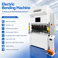 Prensa Plegadora Eléctrica de Alta Precisión de 30T y 1250mm con Control CNC SCS700 para Plegado Rápido de Chapa Metálica