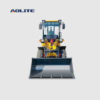 Chargeuse sur pneus chinoise AOLITE CE 35-12 1,2t ALT 4WD Mini pelle rétrocaveuse Équipement de rétrocaveuse