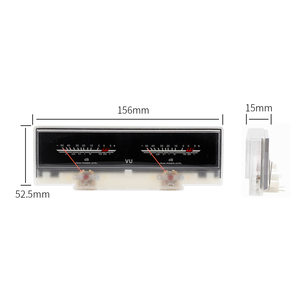 מד מתח מיני <span class=keywords><strong>DC</strong></span> עם תצוגת מד שמע אנלוגי כפול דיוק גבוה אחריות לשנה - Product Image 3