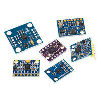 GY-521 MPU6050 Modul Akselerometer 3 Sumbu dan Sensor Sudut Giroskop 6DOF untuk Papan Pengembangan STM32 dengan Pin Header