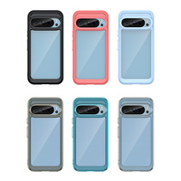 Coque de téléphone transparente en acrylique mince antichoc pour Google Pixel 6A 7 8 9 10 Pro XL Étui transparent avec étui inclus