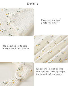 Kangobaby Outdoor Portable Towel <strong>Sling</strong> Anti-light Baby <strong>Breastfeeding</strong> Cover Muslin Cotton Nursing Cover - Product Image 6