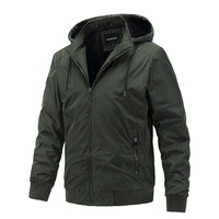 Vestes à capuche imperméables en softshell vendues directement en usine, manches longues, vestes pour hommes, noir, vert, marron, vestes à capuche coupe-vent