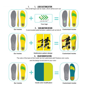 China Factory Price Foot Shell Arch Support Polyurethane Shock Hiking Insoles Cushion for Sport Shoe - Product Image 2