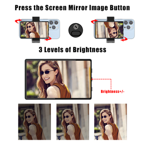 Accessoires pour smartphone : <span class=keywords><strong>Écran</strong></span> <span class=keywords><strong>de</strong></span> contrôle selfie pour vlog avec son en temps réel - Product Image 3