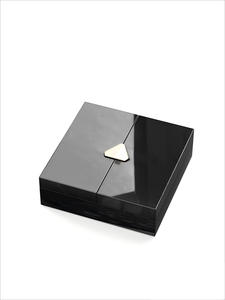 Caja de joyería de madera con pintura de piano personalizada de fábrica, almacenamiento de doble puerta, modelo de marca <span class=keywords><strong>XNS</strong></span> 2025 - Product Image 6