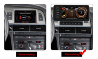 MEKEDE 662 10.25 pouces Auto Radio Gps Navigation pour Audi A6 Voiture Lecteur Multimédia DSP Vidéo Android Audio Car-play