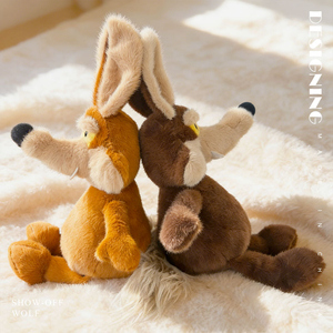 Nouveauté Peluche super douce en coton PP, personnage de dessin animé Les méchants, renard loup, taille personnalisée pour les cadeaux d'enfants - Product Image 5