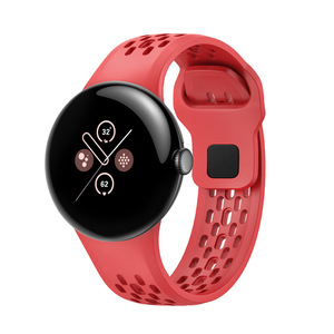 สายนาฬิกาข้อมือซิลิโคนแบบมีรูระบายอากาศสำหรับ <span class=keywords><strong>Google</strong></span> Pixel Watch3/4 สายรัดกีฬากันน้ำ - Product Image 6