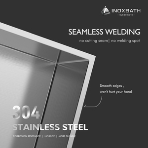 Nicho de pared de acero inoxidable negro de 1 nivel, accesorio cepillado 304 para baño/<span class=keywords><strong>ducha</strong></span> - Product Image 4