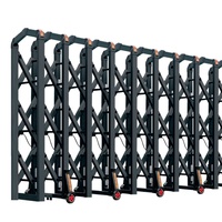 Barrière de contrôle des foules pliable manuelle en aluminium, couleur personnalisable, anti-corrosion, pour la sécurité routière, portique rétractable portable et léger