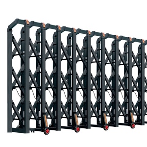 Clôture pliante manuelle en aluminium personnalisable en couleur, barrière rétractable portable pour les gares de métro, les stations ferroviaires et les aéroports - Product Image 3