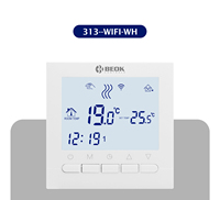Termostato Inteligente WiFi para Caldera de Gas, Controlador de Temperatura de Calefacción Programable, Control Remoto por Aplicación Móvil, Bloqueo Infantil
