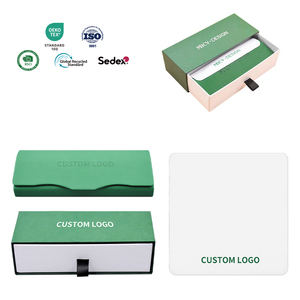 Astuccio Personalizzato per <span class=keywords><strong>Occhiali</strong></span> Bestclean, Scatola con Panno per la Pulizia, Logo Personalizzabile, Custodia di Lusso in Pelle PU per <span class=keywords><strong>Occhiali</strong></span> da Sole - Product Image 1