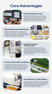 <span class=keywords><strong>Caja</strong></span> <span class=keywords><strong>de</strong></span> Embalaje <span class=keywords><strong>de</strong></span> Papel Corrugado con Logotipo Personalizado, Plegable, para Regalos, Cosméticos, Velas, Perfumes, Chocolate, Botellas - Product Image 5