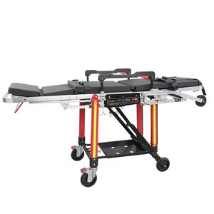 Alta capacità 220kg leggero pieghevole sedia barella carrello per ospedale emergenza forniture mediche di formazione - Product Image 3