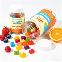 Multivitamines pour enfants en croissance, marque privée d'usine, végétaliennes, minérales, complément essentiel pour adolescents, bébés, gommes multivitaminées pour enfants