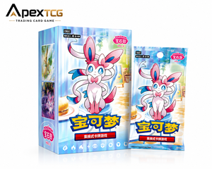 Pokemon TCG Gem Pack Vol.2 Chinois Simplifié Eevee Eeveelutions 4 Cartes Foil Boîte de Boosters Cartes à Collectionner Vente en Gros - Product Image 1